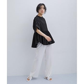 ADAM ET ROPE バウンスカフスプルオーバー 24SS 定価1.2万 接触冷感】・【UVカット】バウンスカフスプルオーバー（Tシャツ